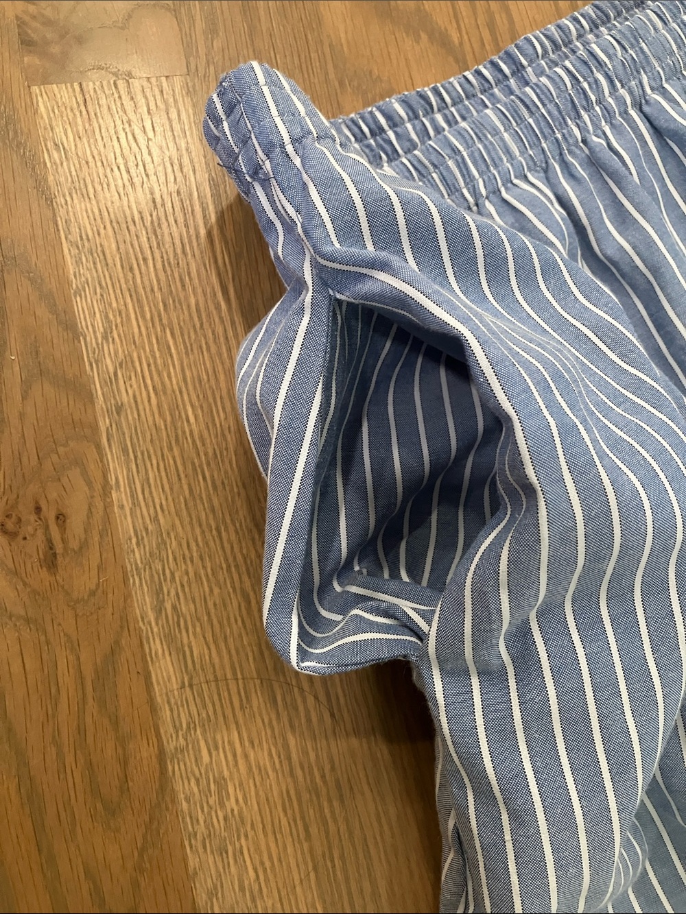 Tuckernuck Women's Blue White Striped Modest Maxi Skirt - Picture 6 of 7